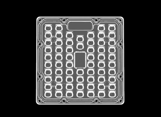 IP66 formas simétricas llevadas multi de la lente de la prenda impermeable 50W
