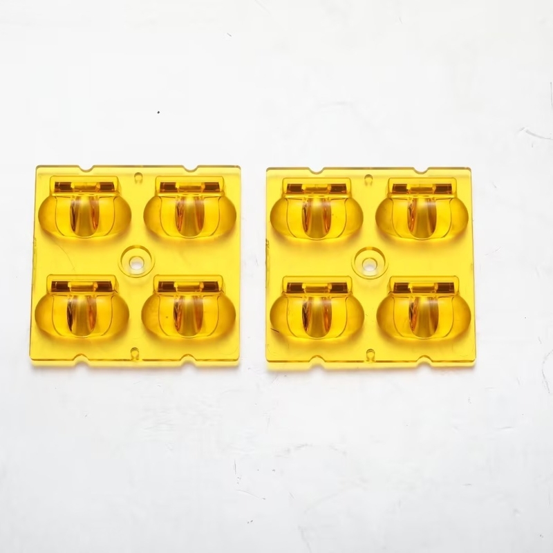Grado de la lente 60x155 de la luz de calle de Amber Color PMMA TYPE2-M SMD5050