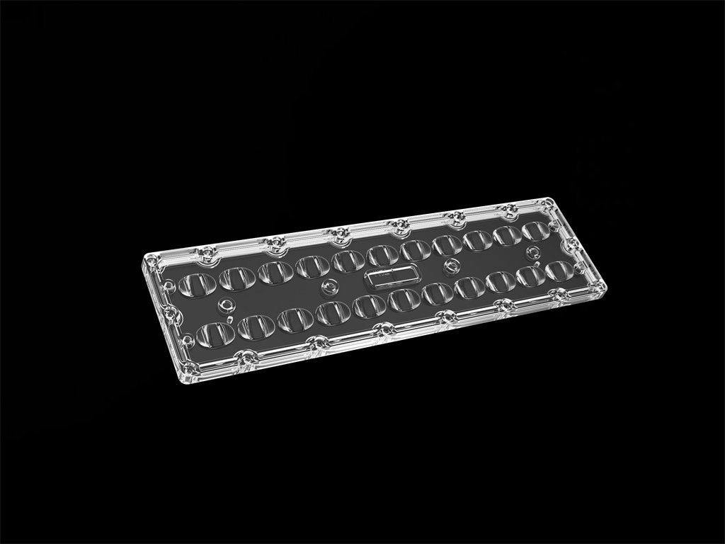 Lente del poder más elevado LED del grado de la lente SMD7070 22IN1 80*150 de la luz de calle de TYPEII-M LED
