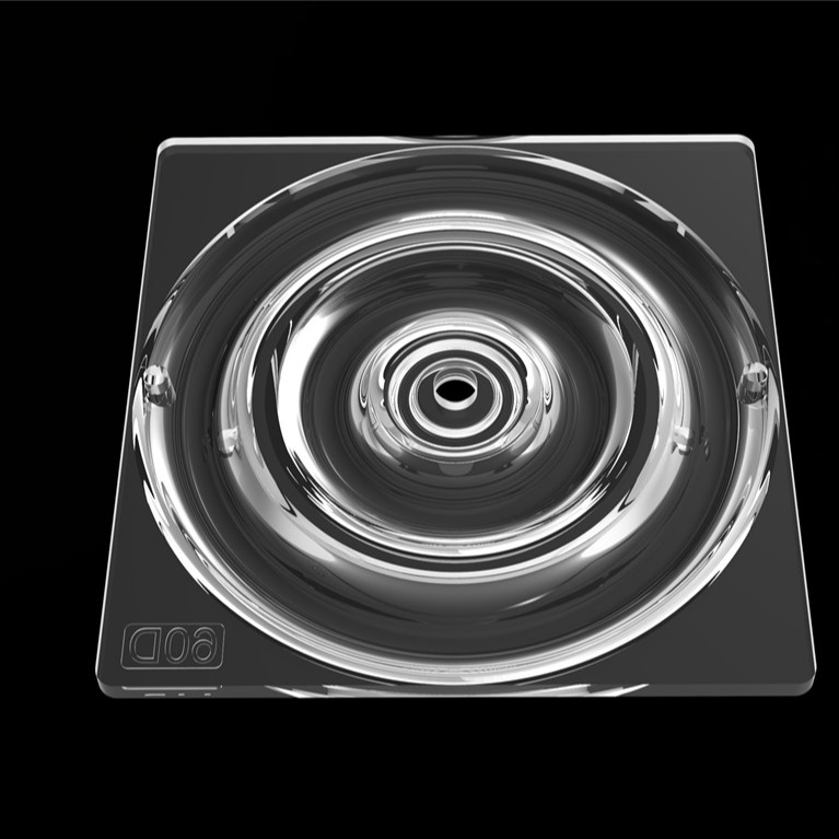 SMD 2835 PC 60 Grado 2 anillo LED Street Light Lens con excelente distribución de luz