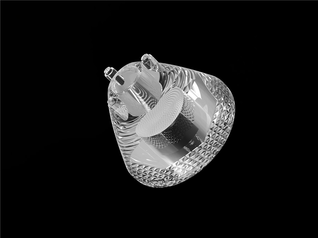 35*23.3mm IP66 Lente LED PMMA a prueba de agua para una distribución uniforme de la luz