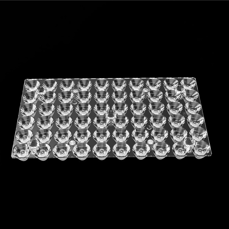 Material de PC de buena calidad 9 grados Rectángulo 60 en 1 Luz de estadio Led Lente Xpg Chips resistente al agua