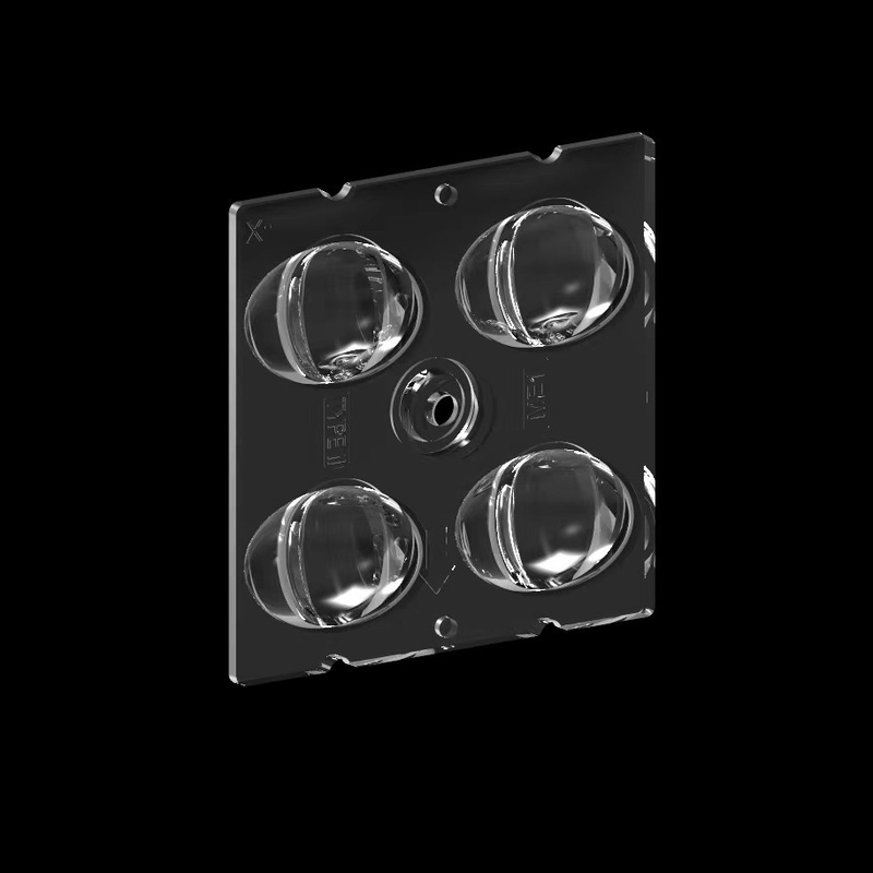 Módulo de iluminación de calle LED de alta transmisión de 50*50 mm con tipo de lente 4IN1TYPEII,ME1 y chips LED SMD5050