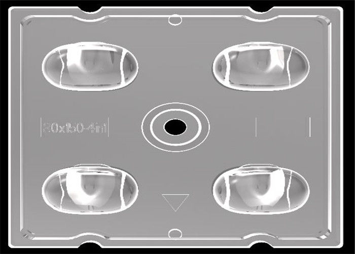 120 diseño simétrico de la lente del grado SMD LED ningún cualquier Mercury para la luz 3535 del bolardo