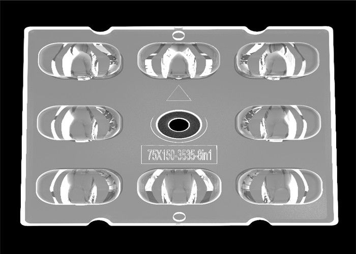 Lente multi asimétrica 8 del CREE XTE LED en los equipos de 1 reflector para la luz del LED Sreet