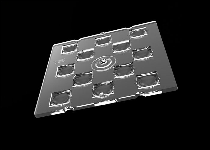 Lente de concentración de la junta LED del silicón, 12 en 1 lente granangular del LED para la iluminación de la ciudad