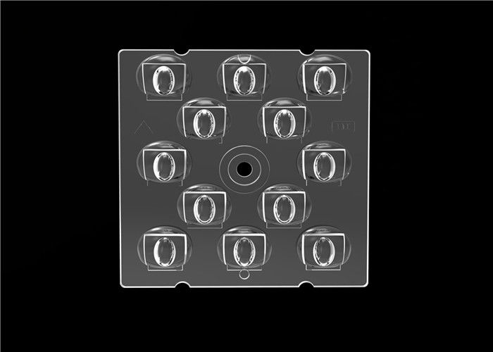 Grado material de la lente 80*150 del módulo de la luz de calle de la PC LED con el microprocesador de Osram SMD