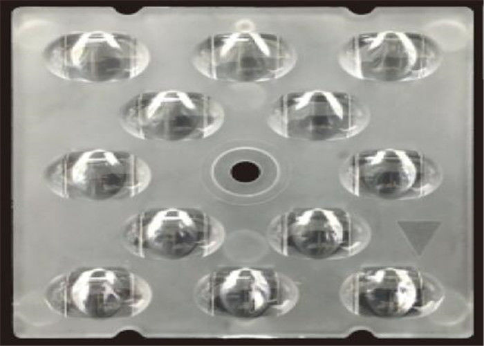 Lente del poder LED de la eficacia alta el 93%, 12 en 1 lente cuadrada del LED para la lámpara del LED