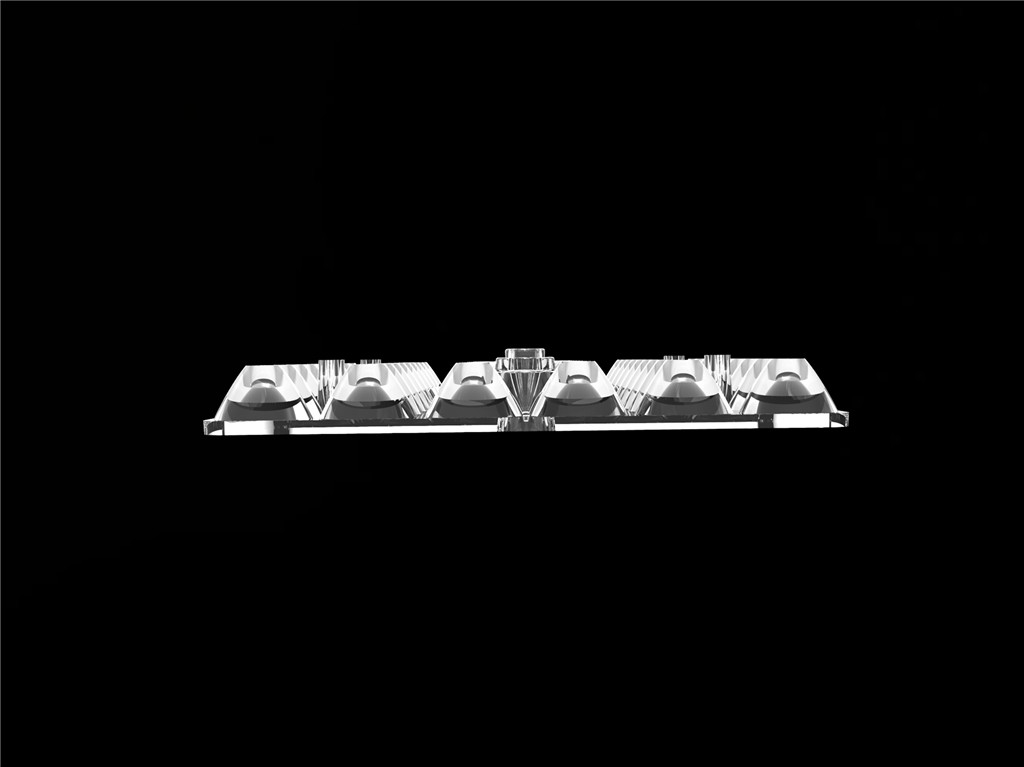 54IN1 30 grados de luz exterior 3030 LED Lente PC Led óptica para el estadio de luz / luces de paso L144 * W94mm