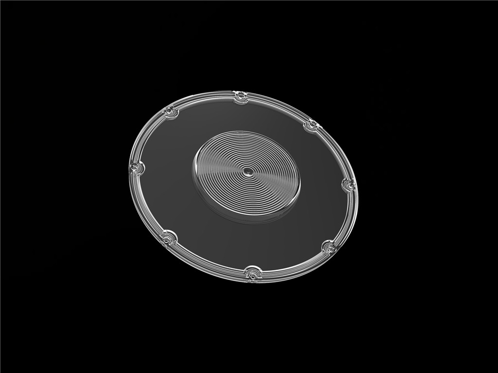 Esparra- AC Tipo Φ206mm 120 grados OVNI de plástico Highbay Led Lente 3030 de alta potencia