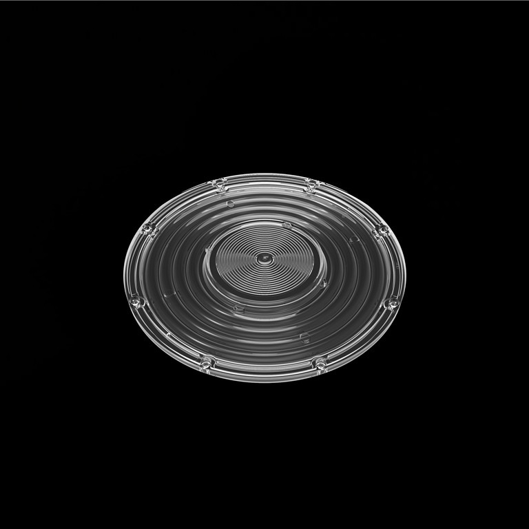 150W OVNI LED High Bay Light Lens AC Tipo 206mm / 90 Grado 2835/ 3030 LEDs PC Lente óptica