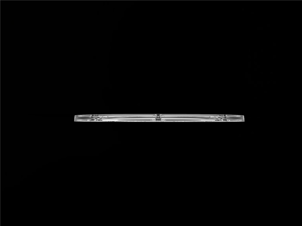 Lente de módulo redondo de 206 mm de diámetro para luz de bahía alta Lente OVNI de 90 grados φ206 mm PC Lente LED