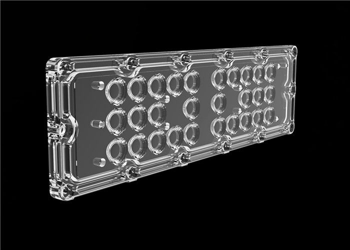 Flujo luminoso LED de la lente material de la luz de PMMA/de la PC alto con los tenedores del tablero/del racimo del PWB
