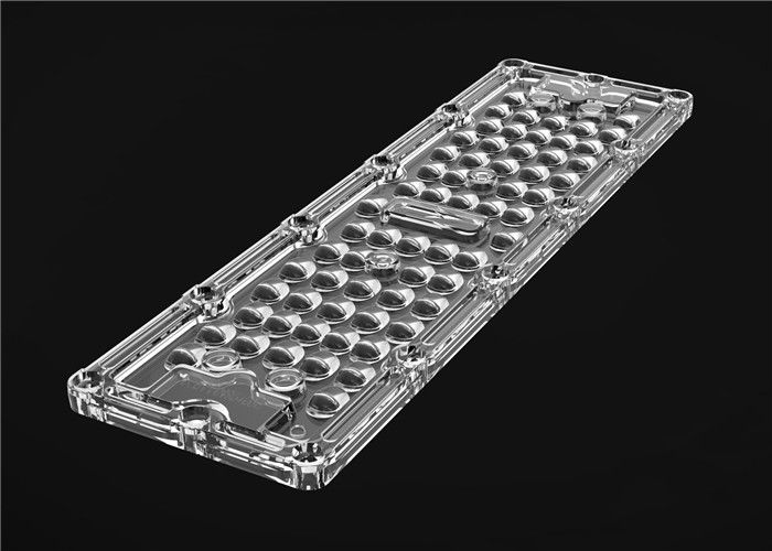 Lente del poder más elevado LED del ángulo de haz 80*150°, lente de 3030 Cree LED para la farola