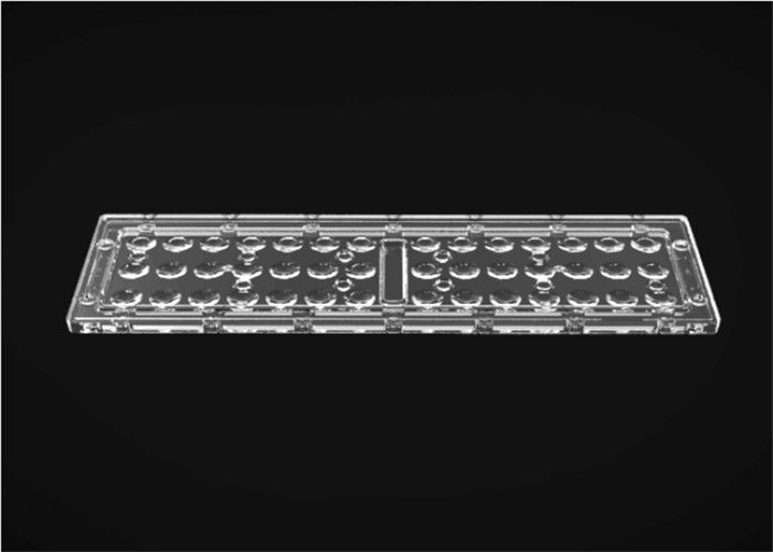 42 asimétricos en 1 dimensión de la lente óptica L236*W70mm de los equipos de modificación de la luz de calle del LED