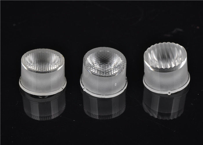 Lente del haz LED del estrecho de PMMA 25°, lente impermeable de la lámpara de IP65 LED para la lavadora de la pared