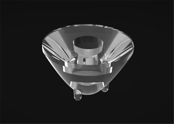 material de los microprocesadores PMMA del Cree 3535 de las lentes de la óptica de 35m m LED para la luz de la antorcha del LED
