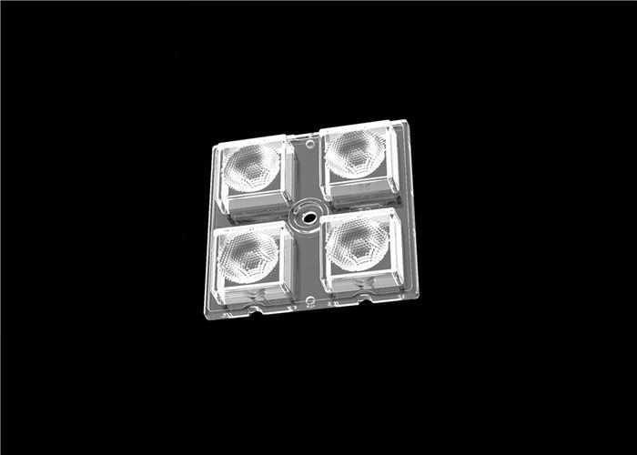 3535 / Lente 4 de 5050 LED en 1 lente de la luz de inundación con ángulo de haz de 25 grados
