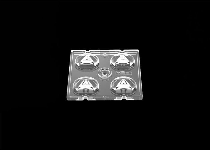 2x2 tamaño de las lentes 50*50m m del módulo de la luz de calle de la PC LED para la iluminación de la amplia área