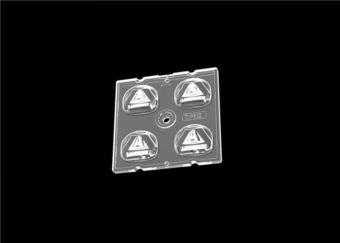 2x2 tamaño de las lentes 50*50m m del módulo de la luz de calle de la PC LED para la iluminación de la amplia área