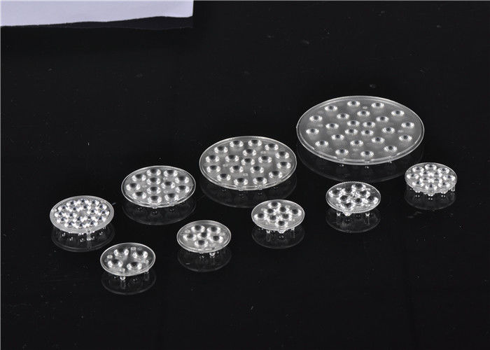 Lente del punto de la eficacia alta LED del 93%, 18 en 1 lente de la lámpara del LED para la lámpara de reflector