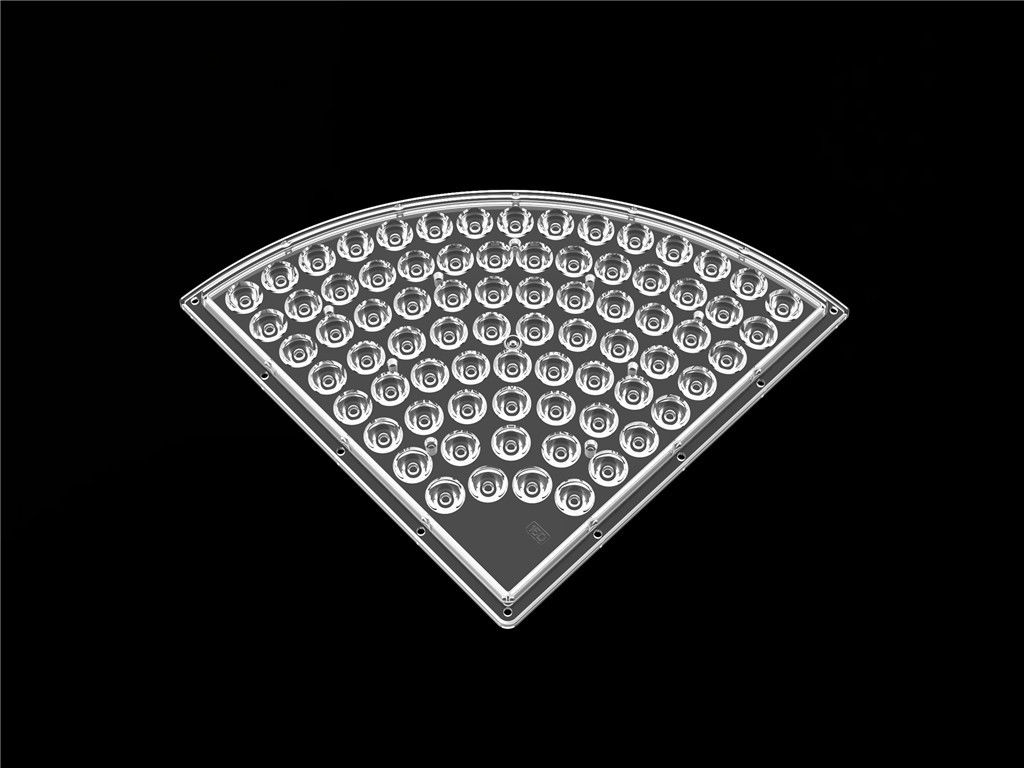 Material especial de la PC de la lente D235*H9.4mm de la tira del reflector/LED de la lente de la forma LED