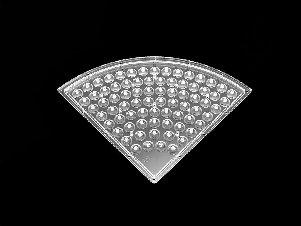 Material especial de la PC de la lente D235*H9.4mm de la tira del reflector/LED de la lente de la forma LED