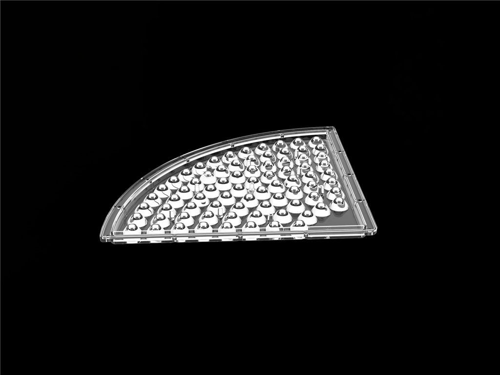 Material especial de la PC de la lente D235*H9.4mm de la tira del reflector/LED de la lente de la forma LED