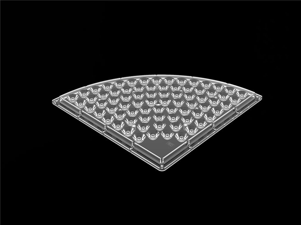 Material especial de la PC de la lente D235*H9.4mm de la tira del reflector/LED de la lente de la forma LED
