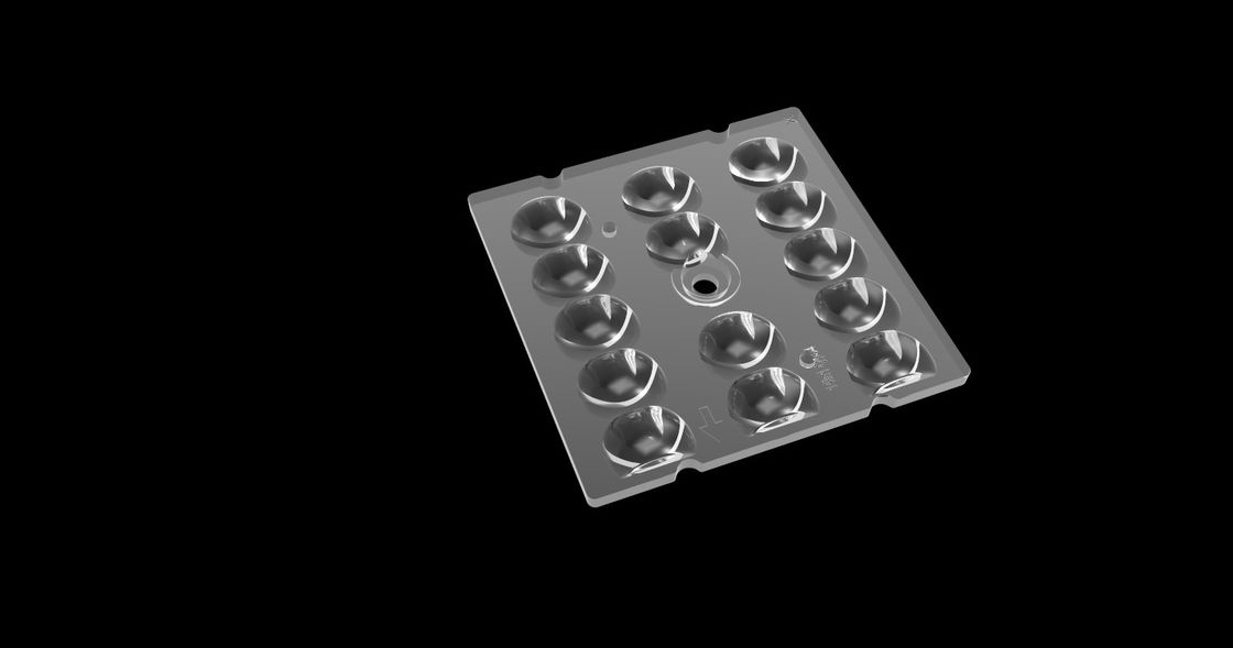 La lente 14 del cuadrado LED de PHILIPS SMD3030 en 1, observa la lente de protección de SMD LED para el alumbrado público del LED