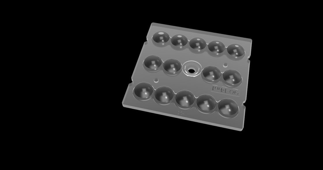 14 en la 1 óptica de PMMA para la iluminación del LED, arsenal de la lente de 90 grados LED para la iluminación del túnel