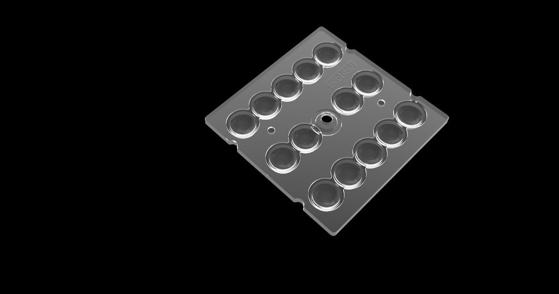 14 en la 1 óptica de PMMA para la iluminación del LED, arsenal de la lente de 90 grados LED para la iluminación del túnel